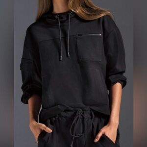 CAbi Black Hooded Sweatshirt